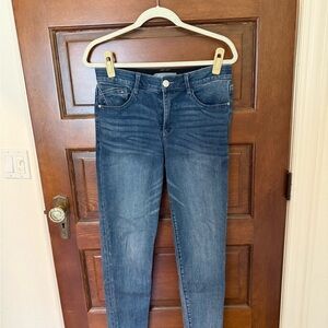 Wit & Wisdom Blue Skinny Jeans with Classic Denim Texture